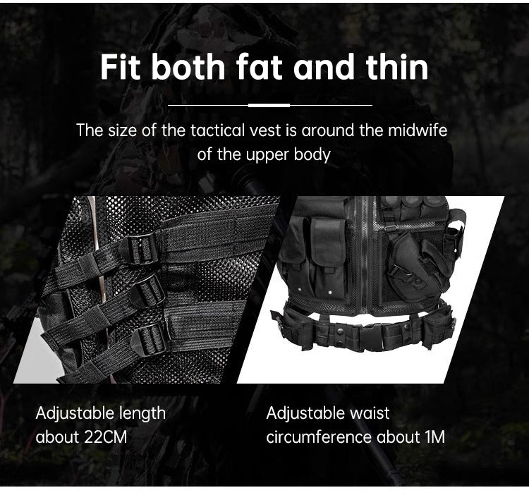 Multi-Pocket Tactical Training Vest