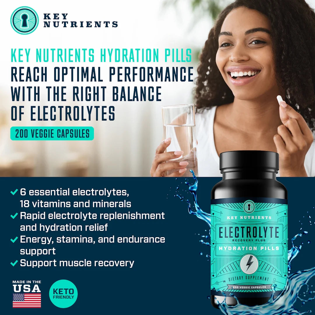 Electrolyte Hydration Pills (capsule form)