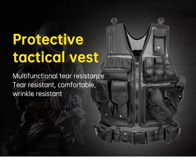 Multi-Pocket Tactical Training Vest