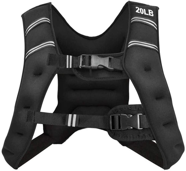 Training Weight Vest Workout Equipment with Adjustable Buckles and Mesh Bag
