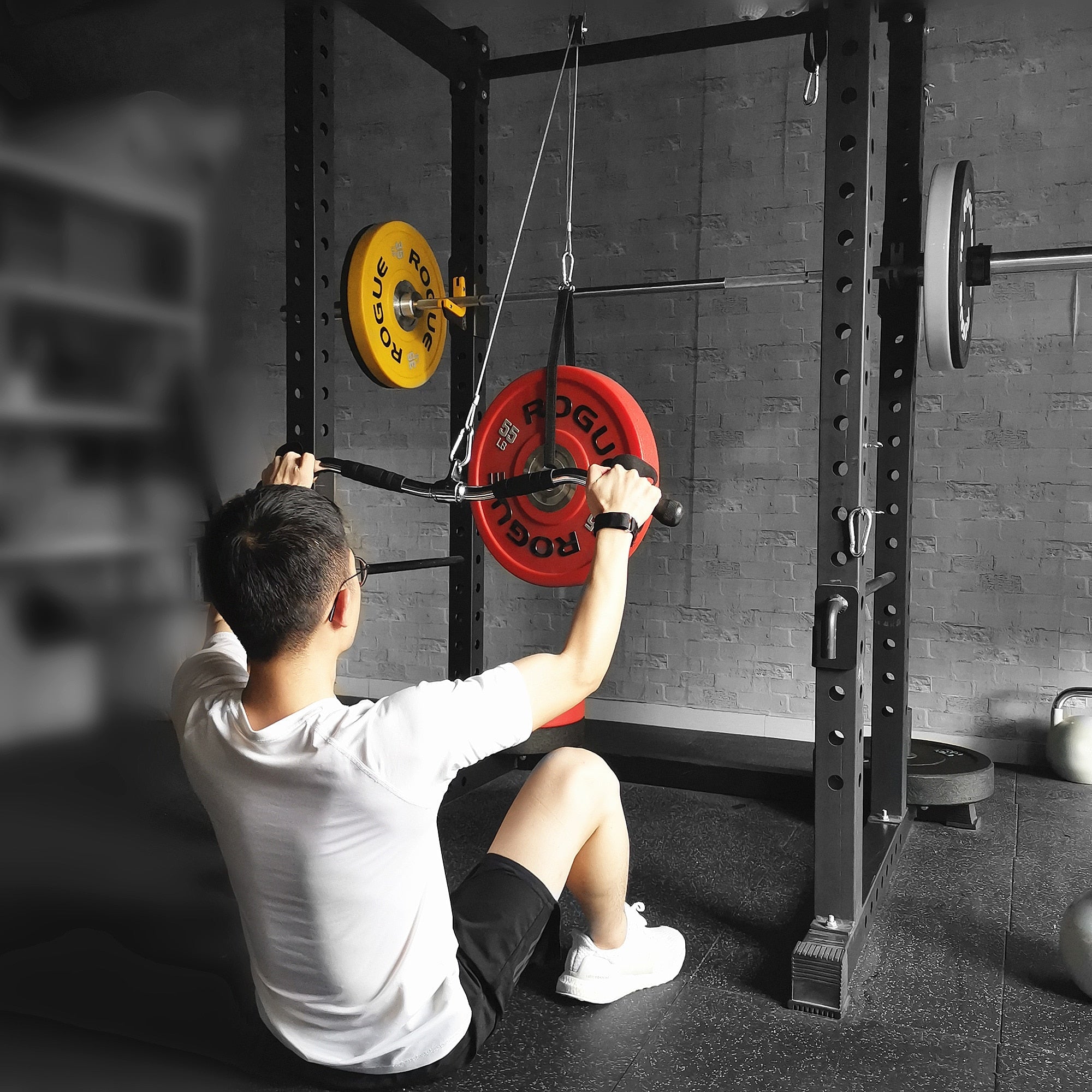 Home Gym Cable Pulley System