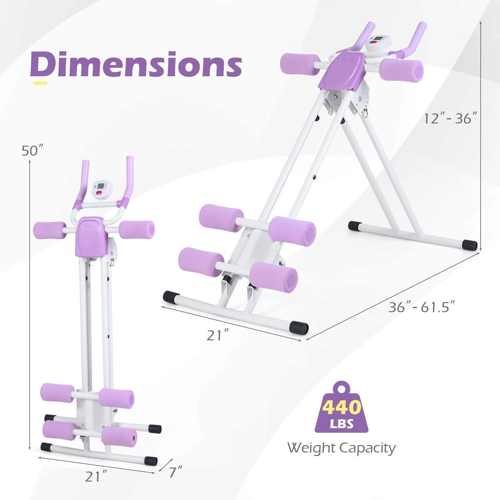 Adjustable Foldable Ab Trainer