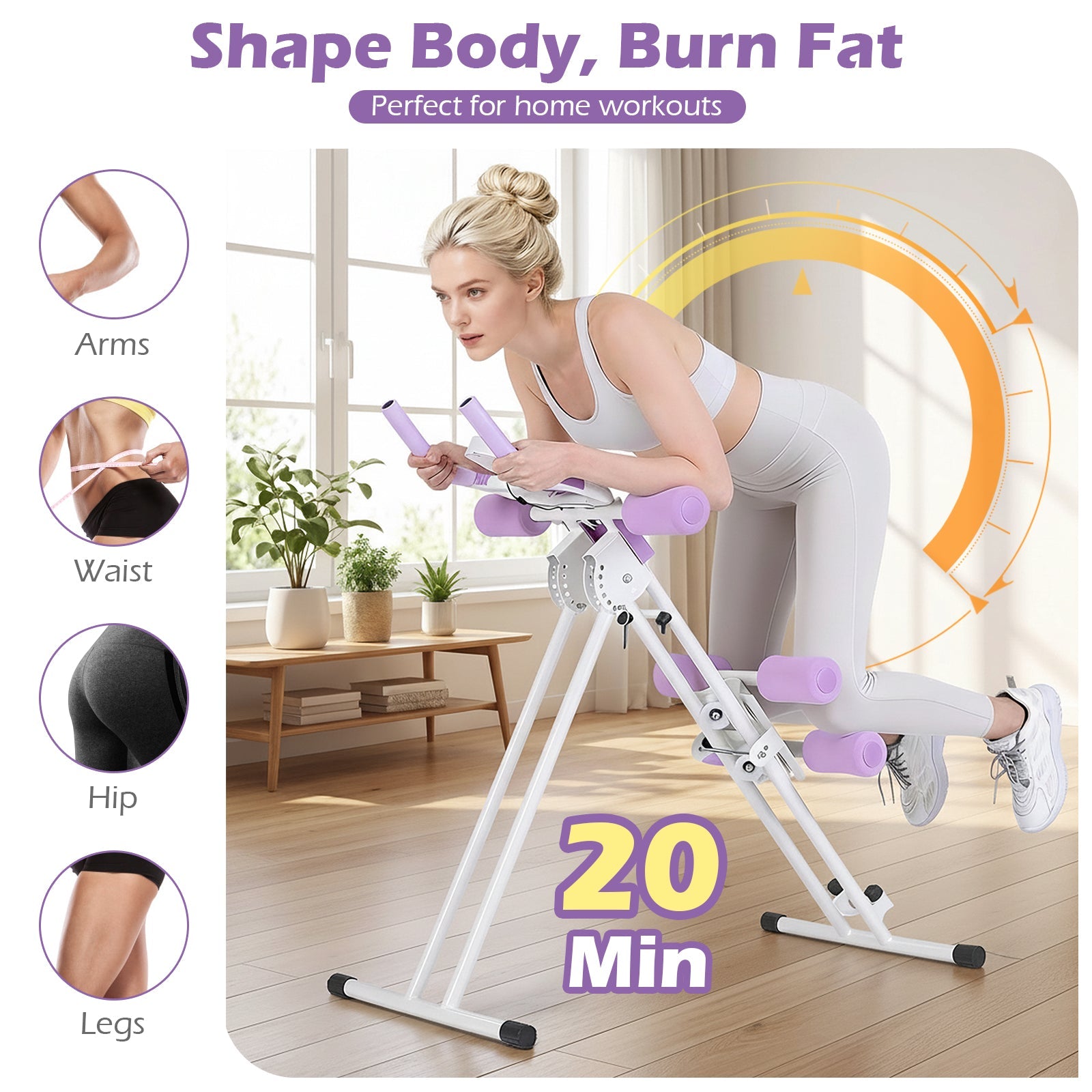 Adjustable Foldable Ab Trainer