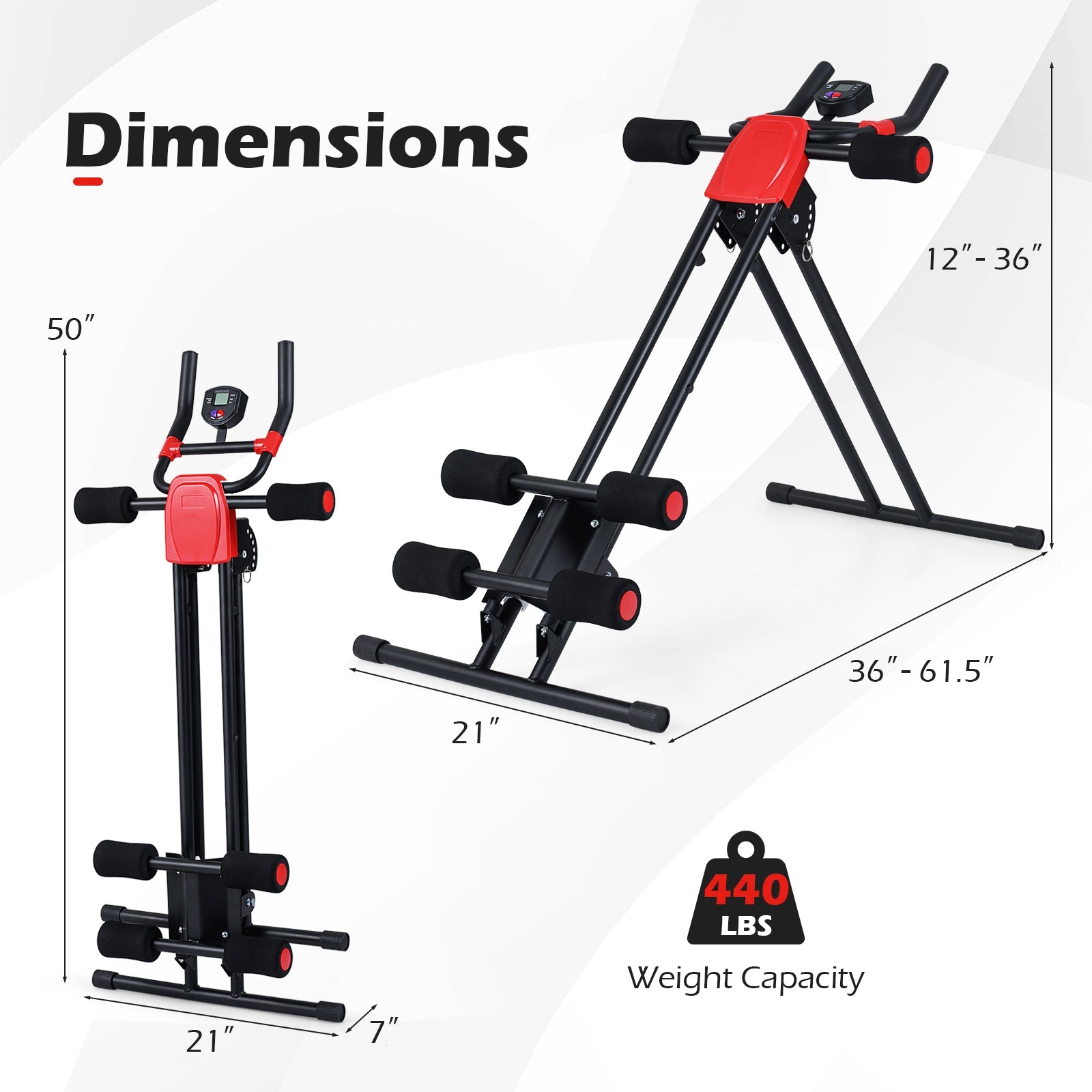 Adjustable Foldable Ab Trainer