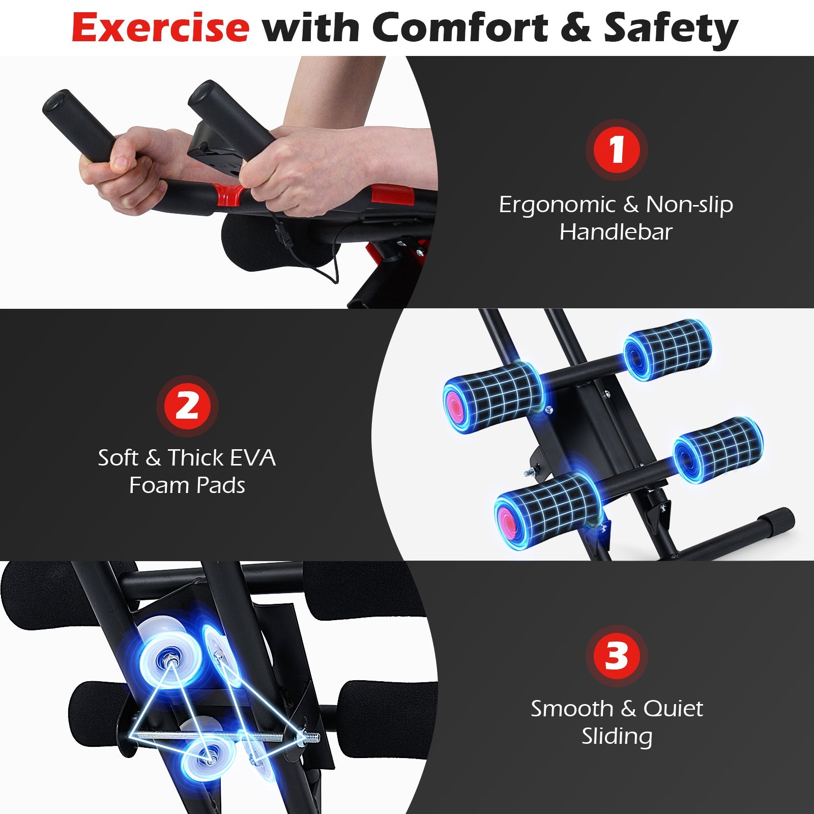 Adjustable Foldable Ab Trainer
