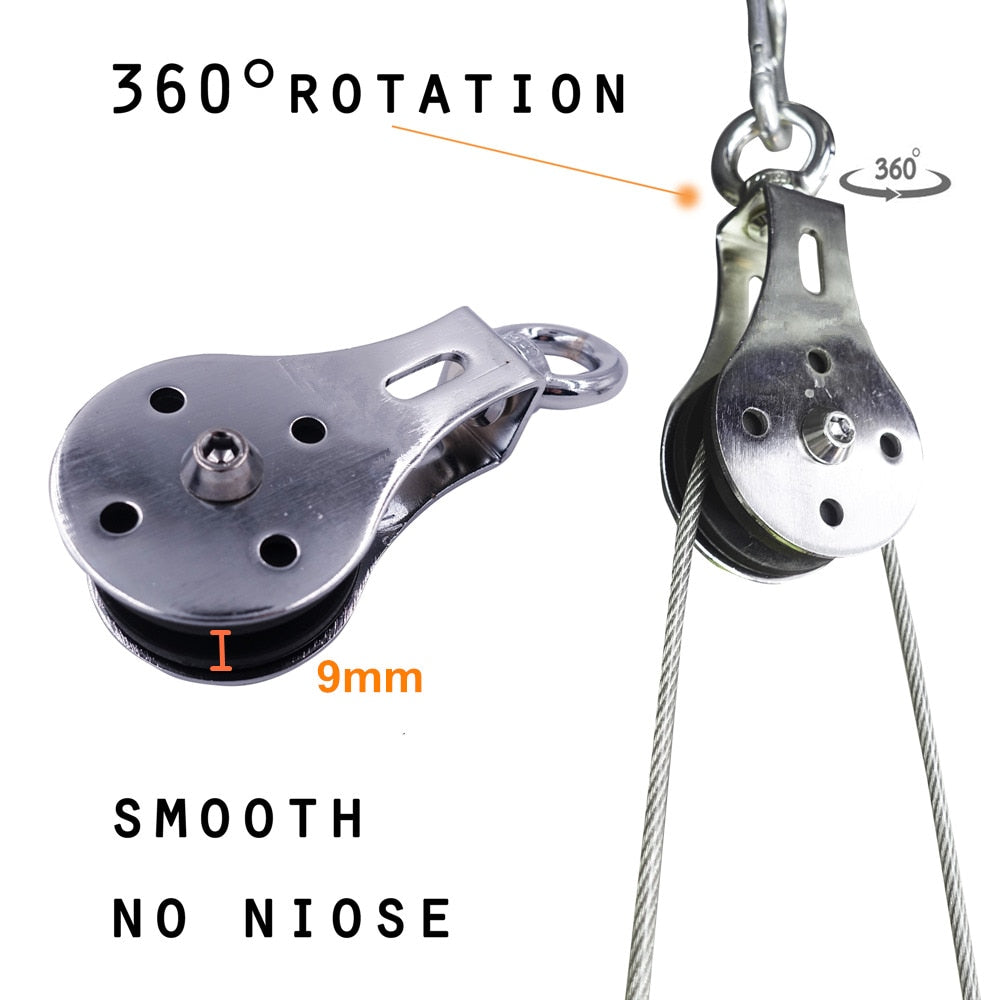 Home Gym Cable Pulley System