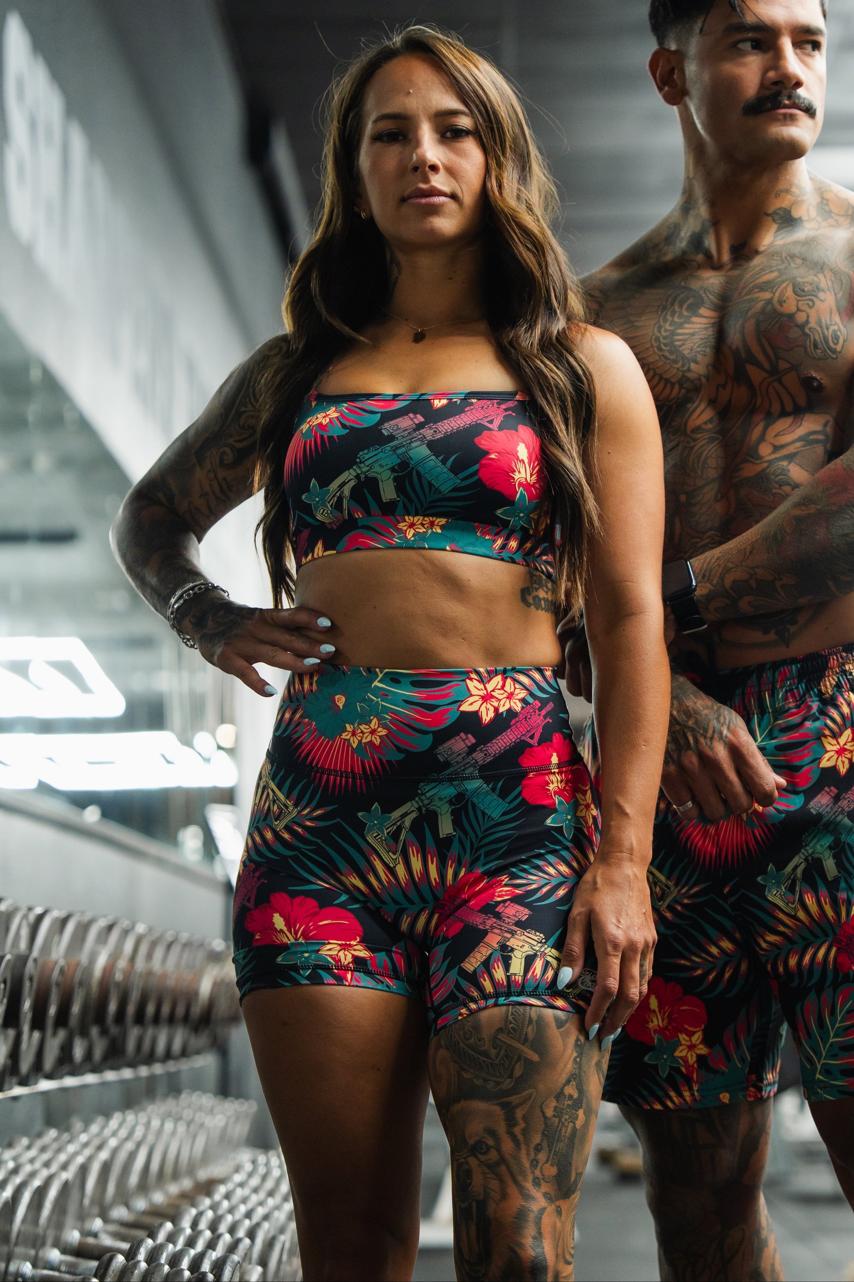 Women's Tropical Assassin Compression Shorts