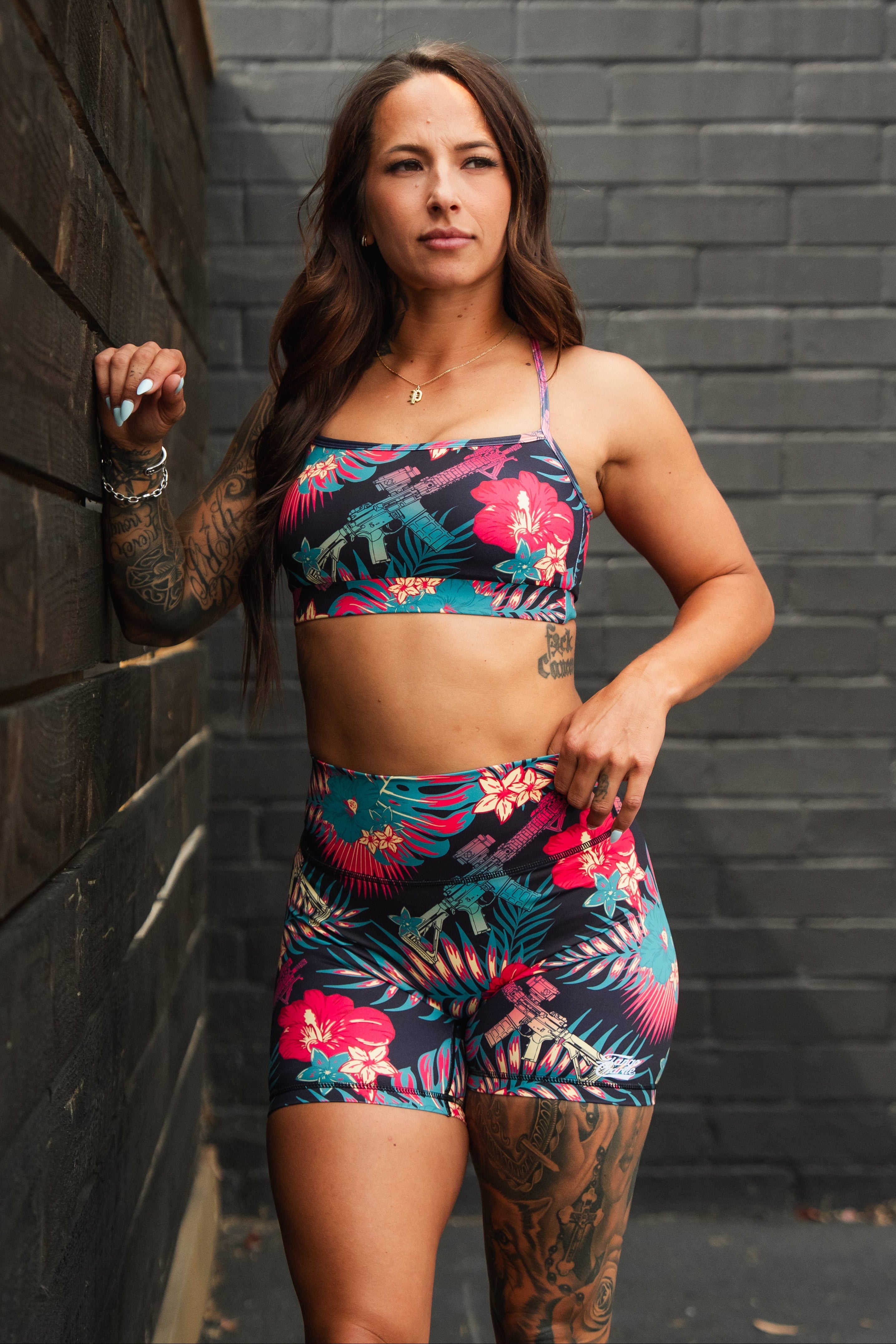 Women's Tropical Assassin Compression Shorts