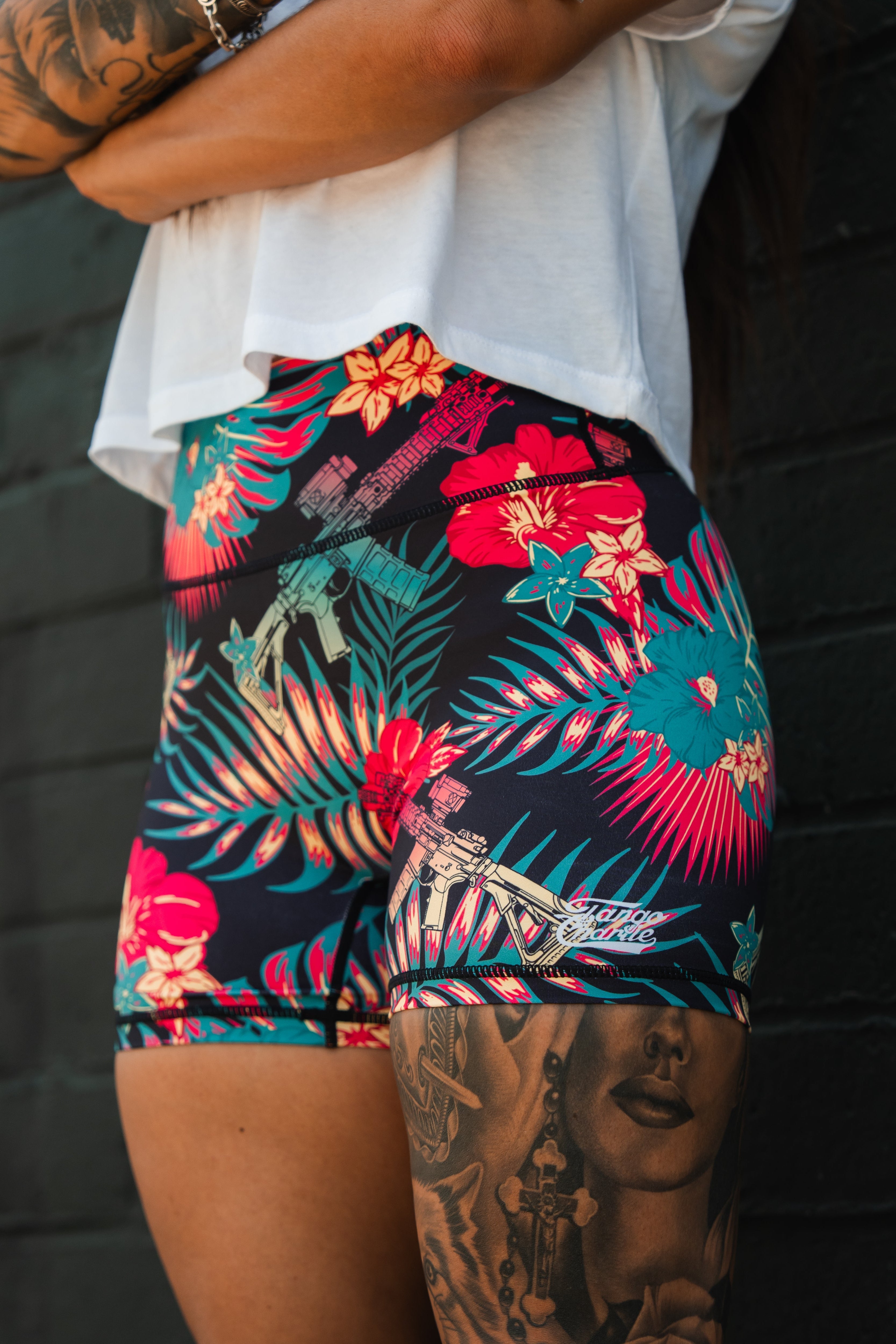 Women's Tropical Assassin Compression Shorts