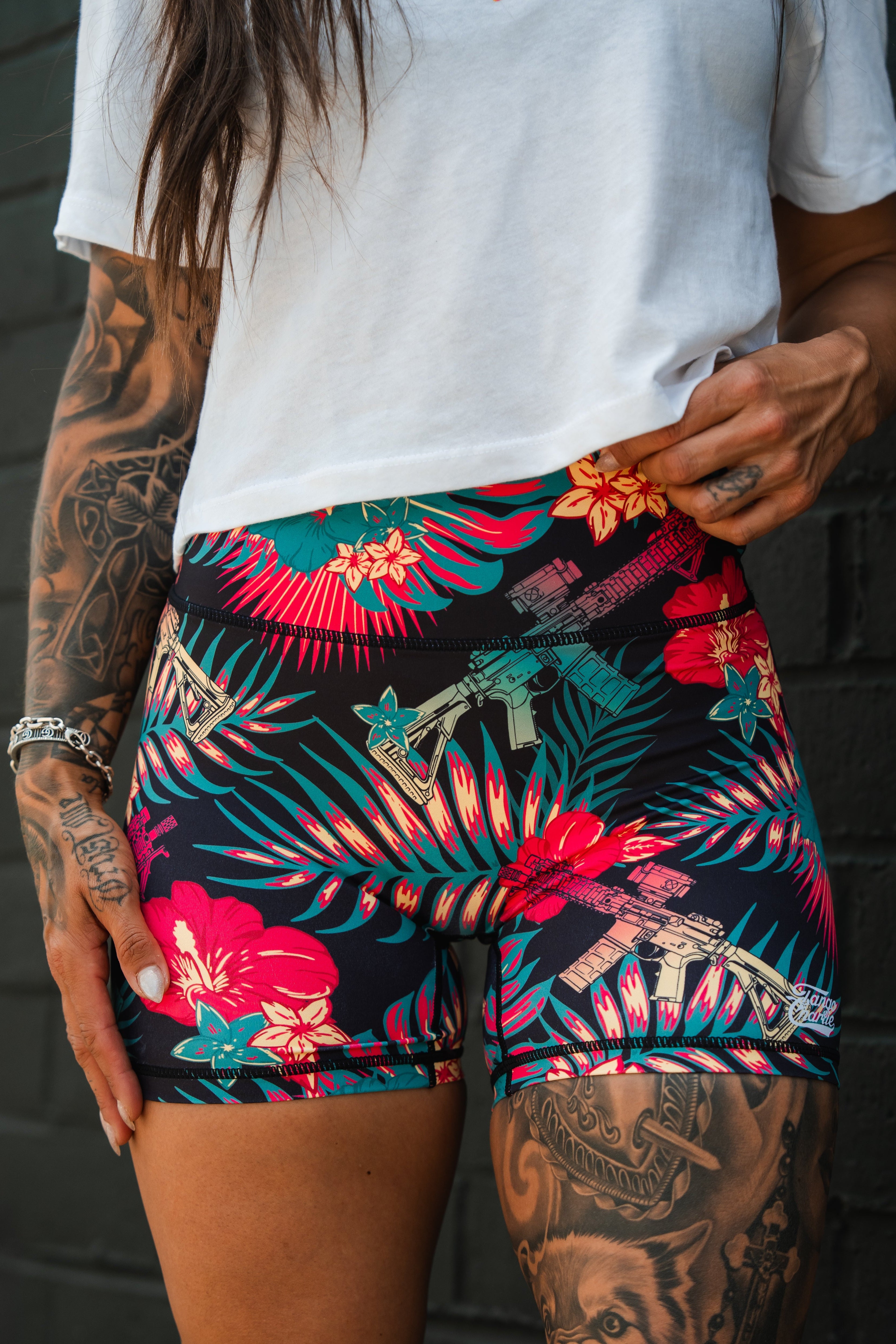 Women's Tropical Assassin Compression Shorts