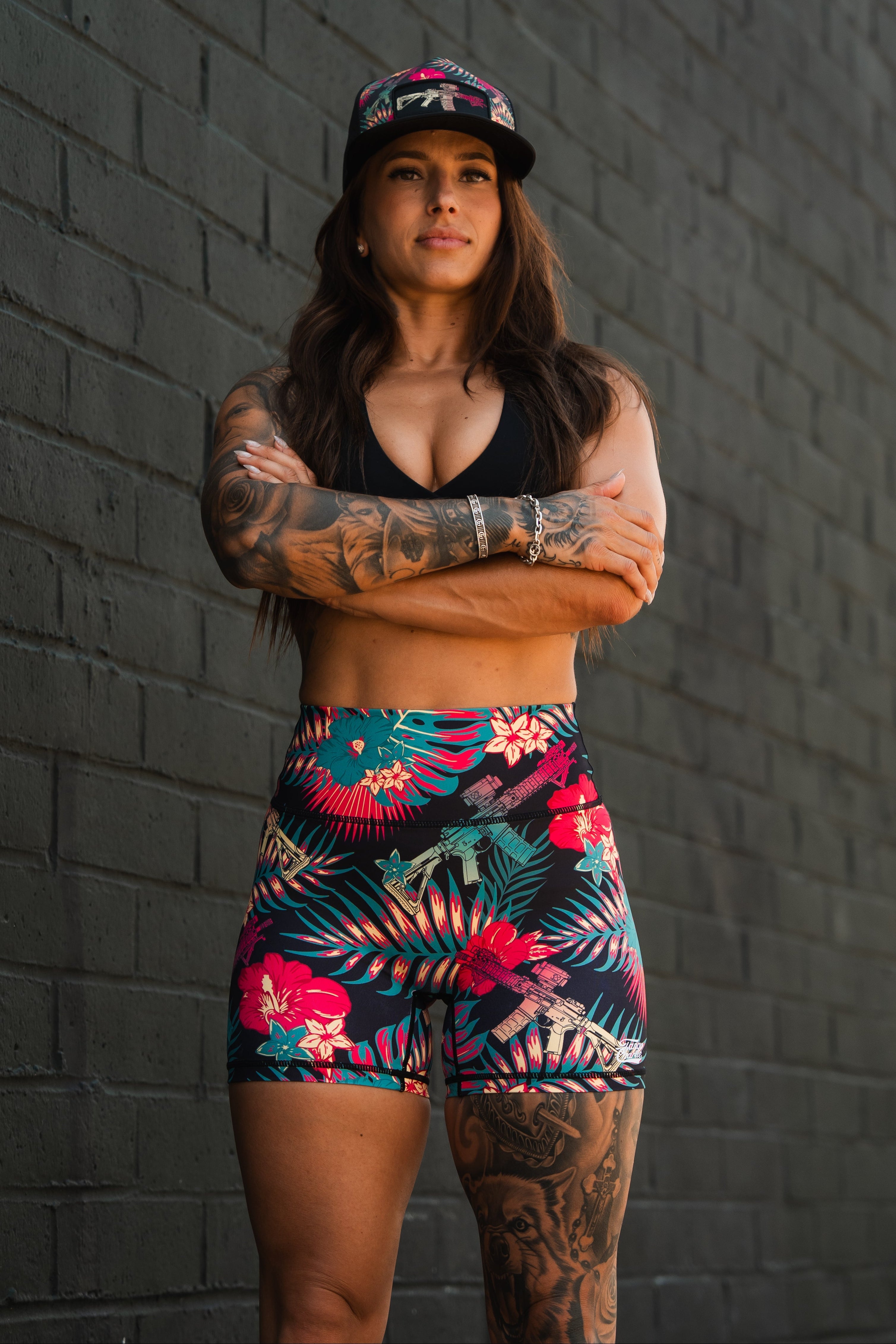 Women's Tropical Assassin Compression Shorts