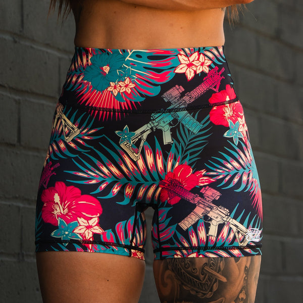 Women's Tropical Assassin Compression Shorts