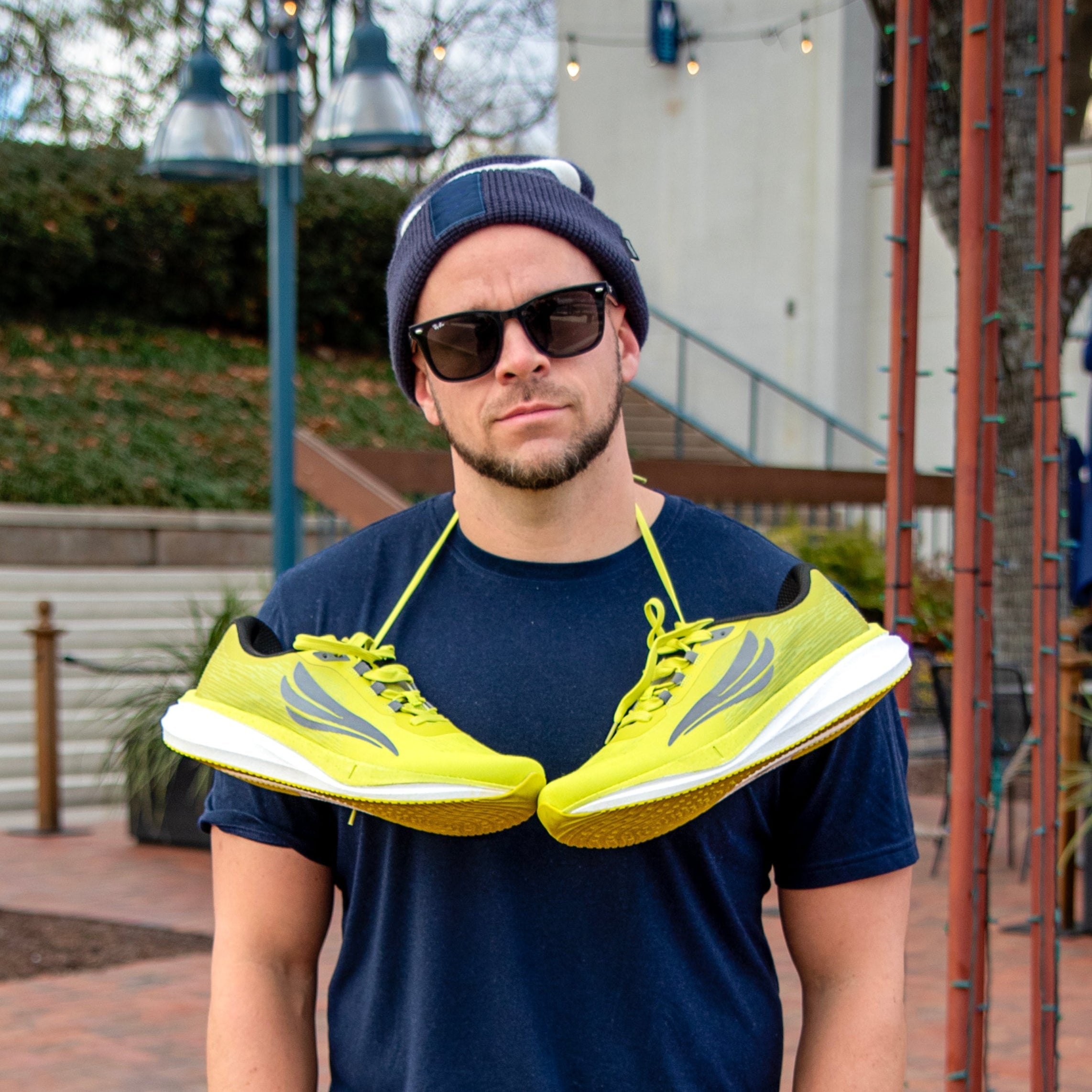 HORUS Men's Running Shoes, Yellow