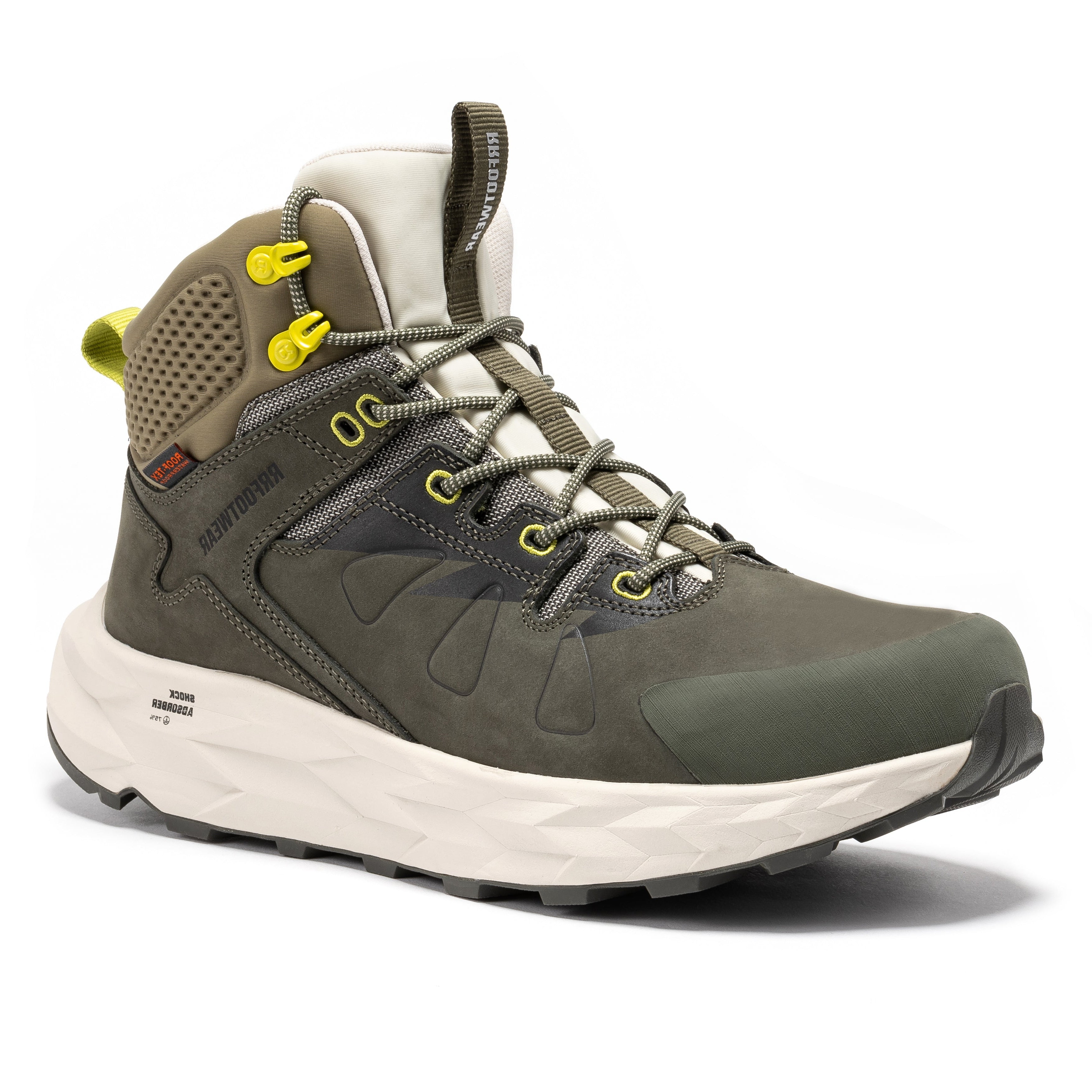 ROCKROOSTER Farmington 6-Inch Waterproof Boots, Green