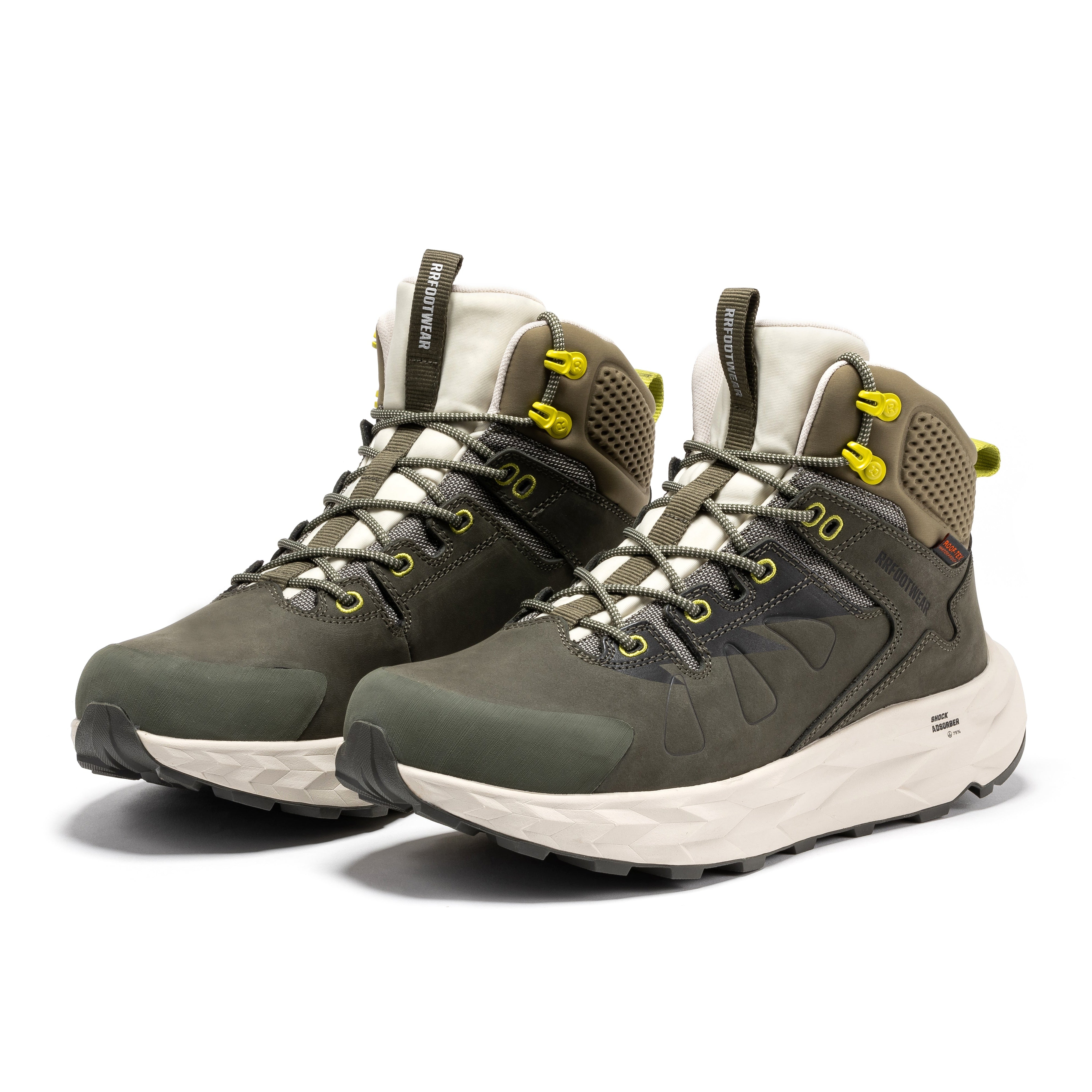 ROCKROOSTER Farmington 6-Inch Waterproof Boots, Green