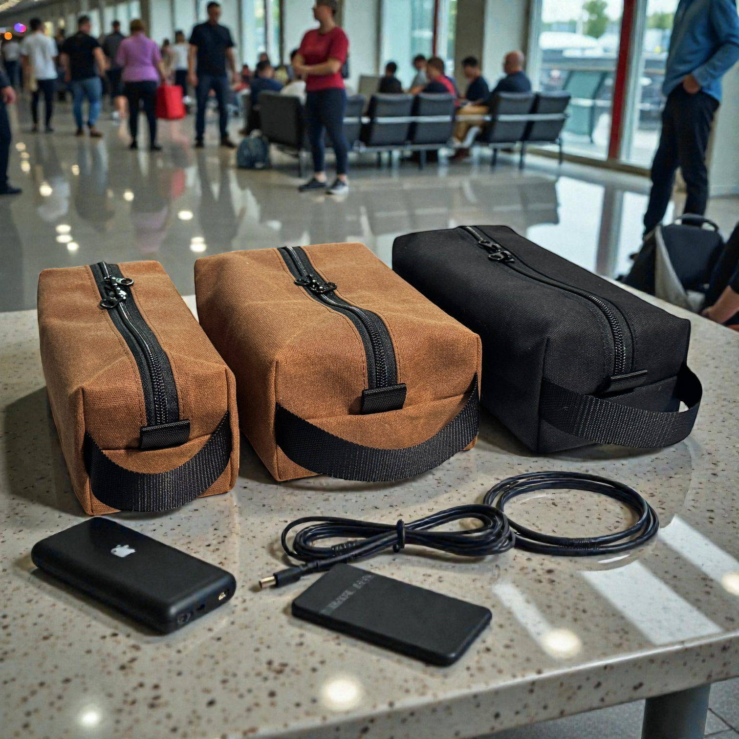 Heritage Waxed Canvas Pouches
