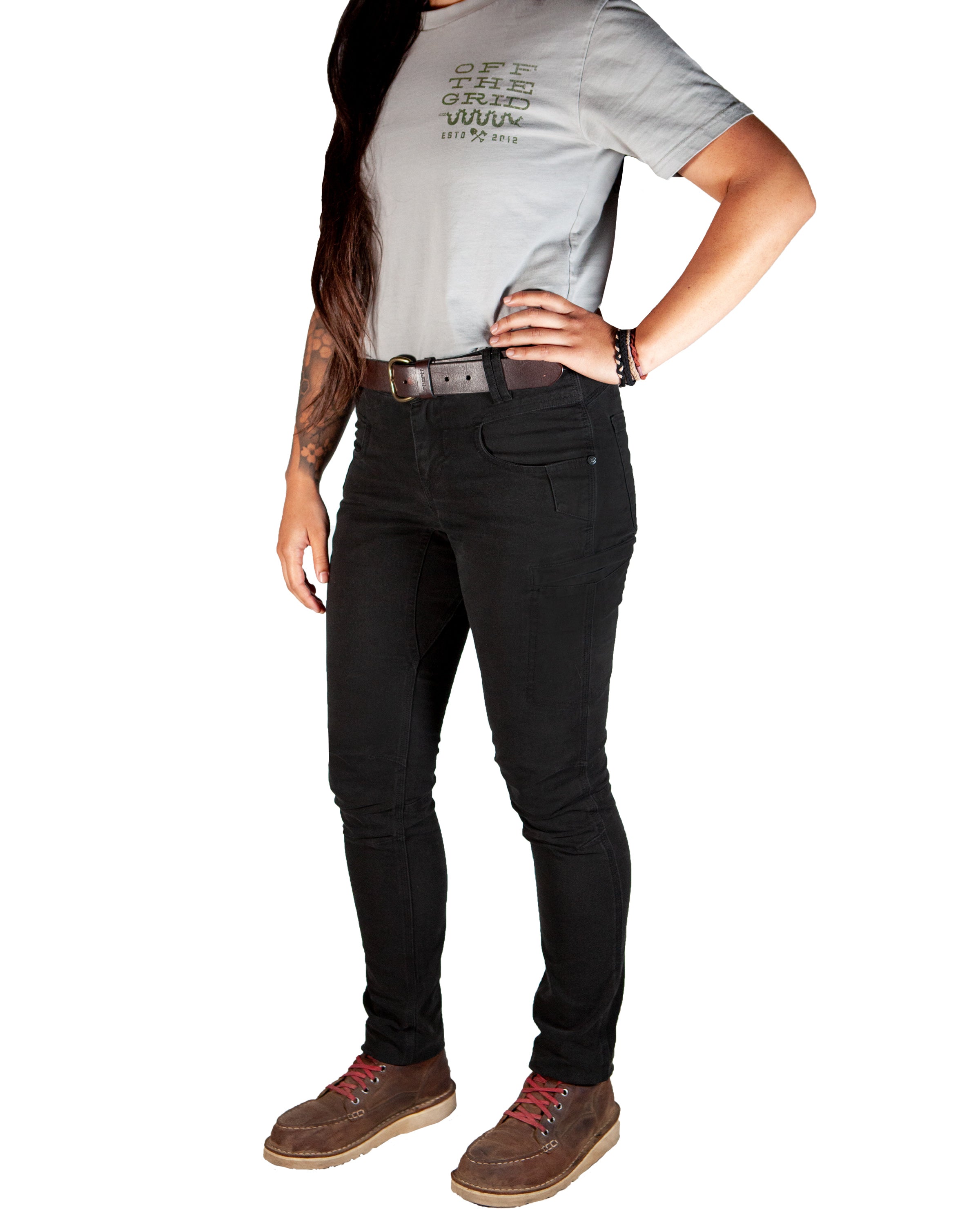 Kestral Women's Stretch Canvas Pants - Black