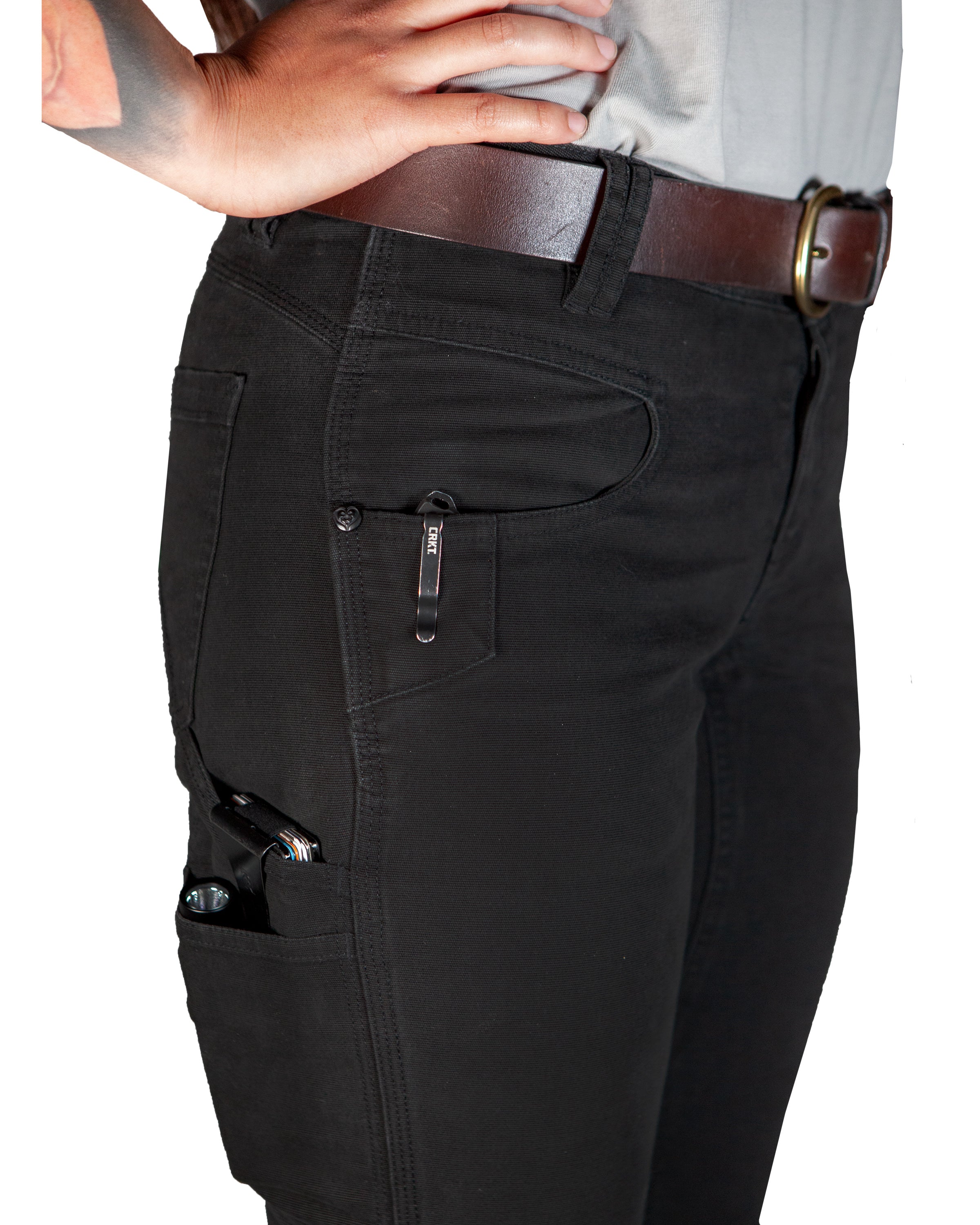 Kestral Women's Stretch Canvas Pants - Black