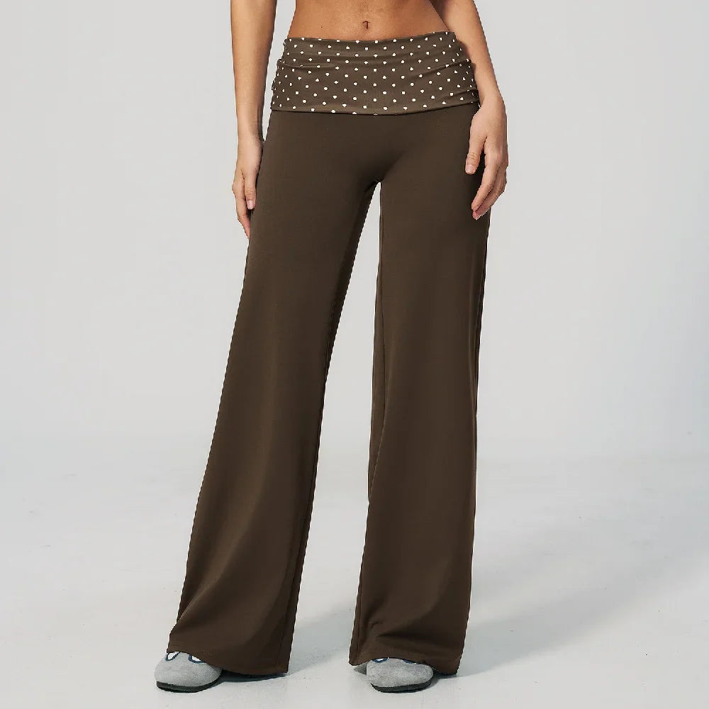Women's Printed Flared Yoga Pants