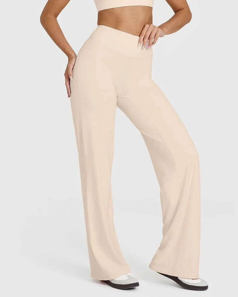 STOUREG Women's Straight-Leg Yoga Pants