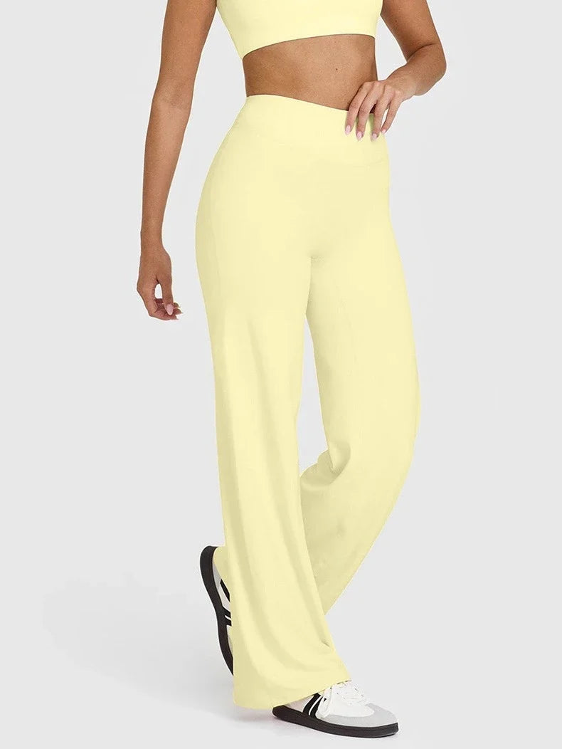 STOUREG Women's Straight-Leg Yoga Pants