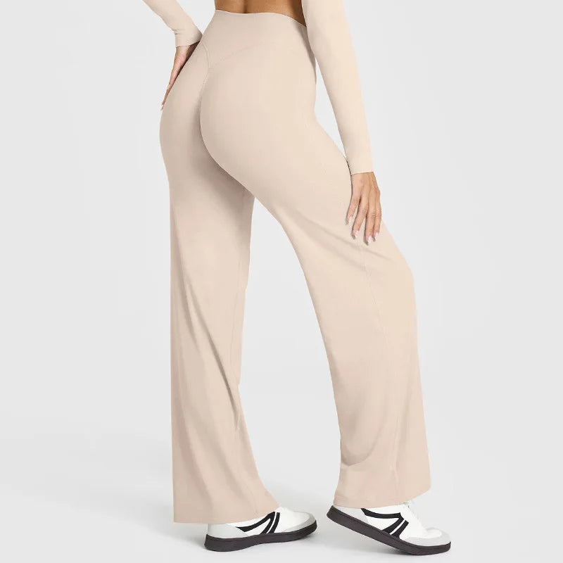 STOUREG Women's Straight-Leg Yoga Pants