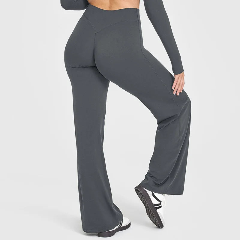 STOUREG Women's Straight-Leg Yoga Pants