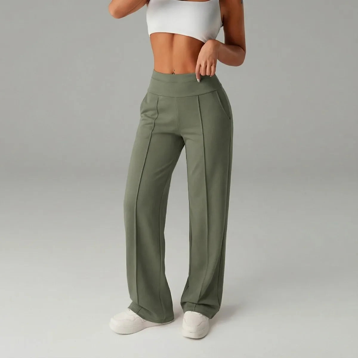 STOUREG Women's High-Waisted Yoga Pants