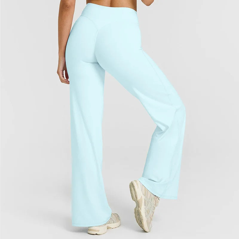 STOUREG Women's Straight-Leg Yoga Pants