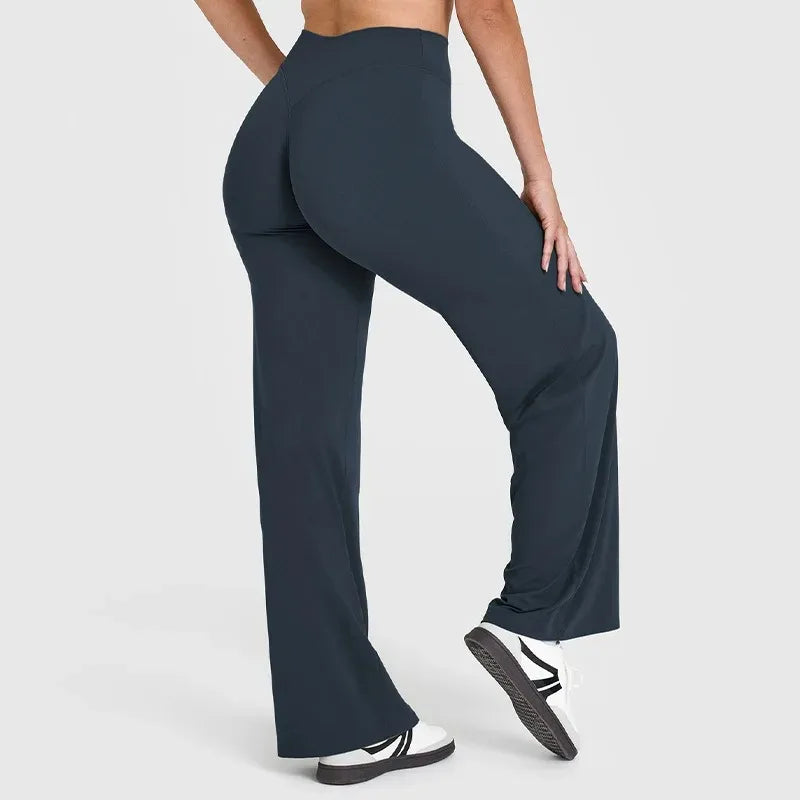 STOUREG Women's Straight-Leg Yoga Pants