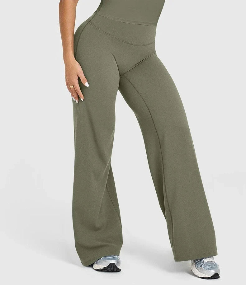 STOUREG Women's Straight-Leg Yoga Pants