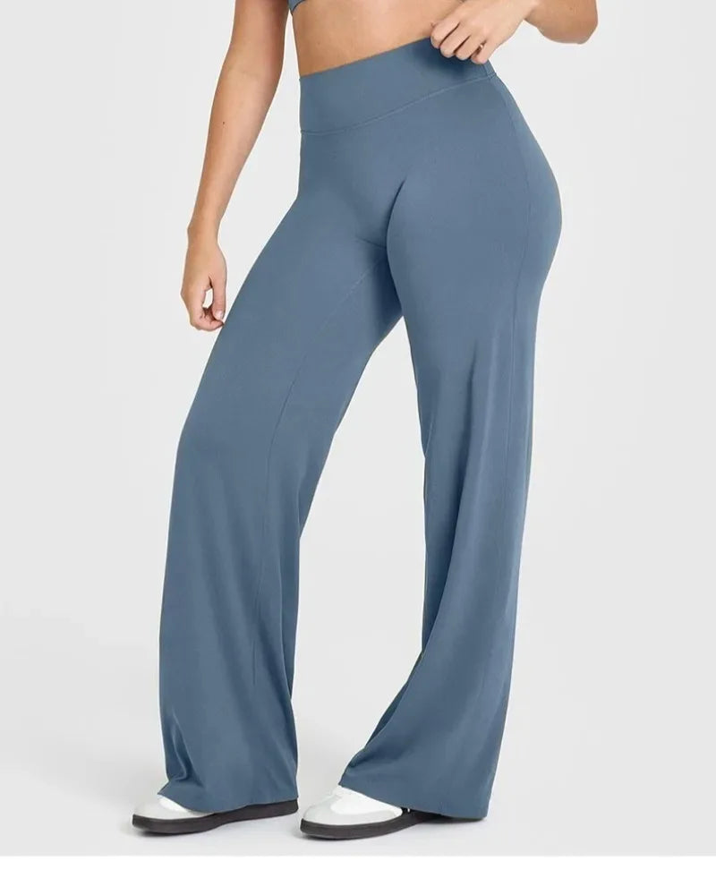 STOUREG Women's Straight-Leg Yoga Pants