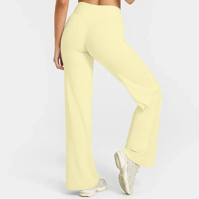 STOUREG Women's Straight-Leg Yoga Pants