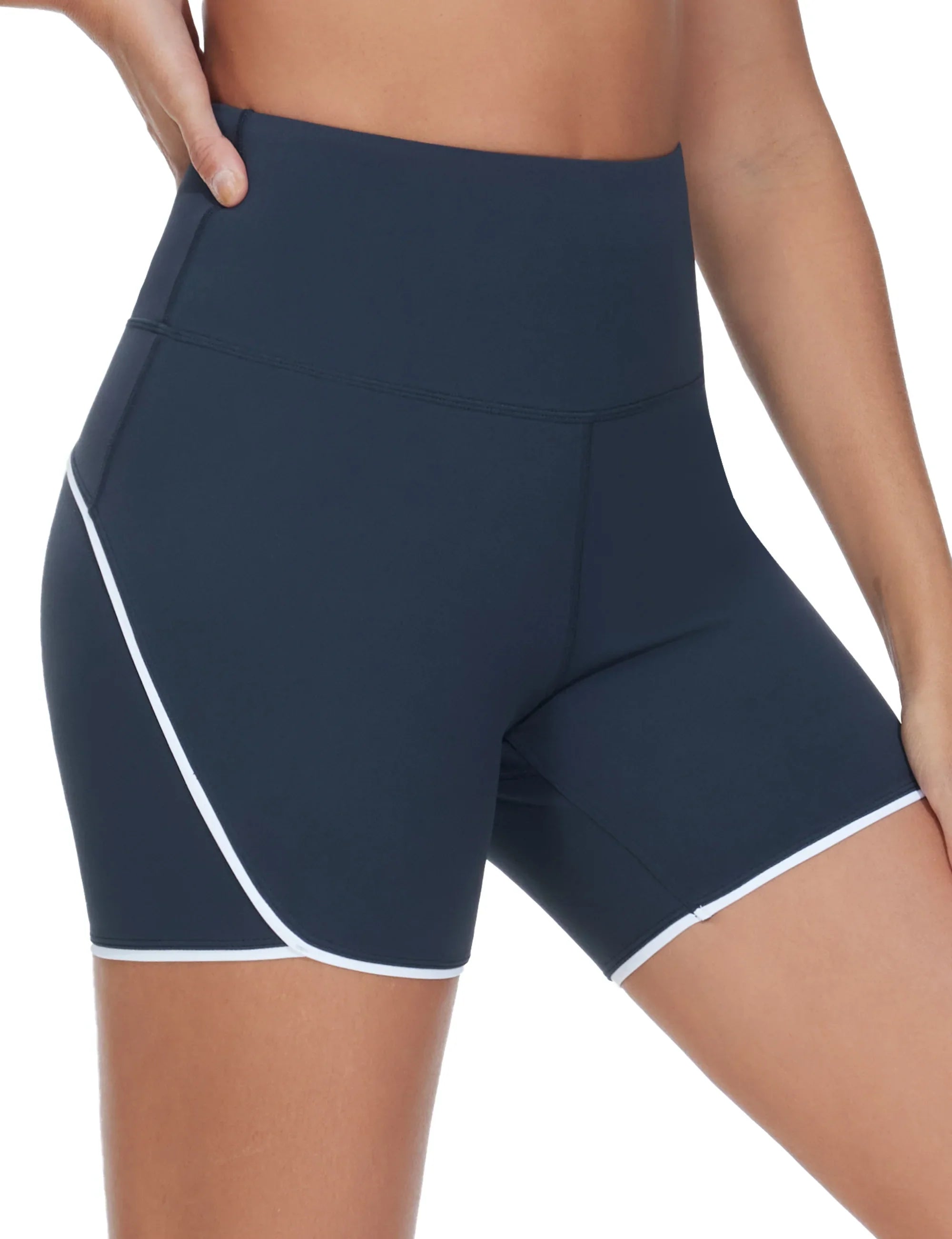 Women's High-Waisted Dolphin Running Shorts