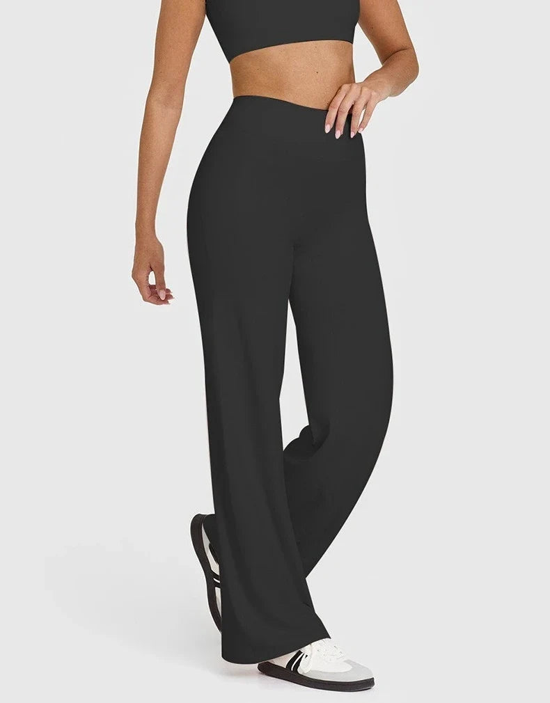 STOUREG Women's Straight-Leg Yoga Pants