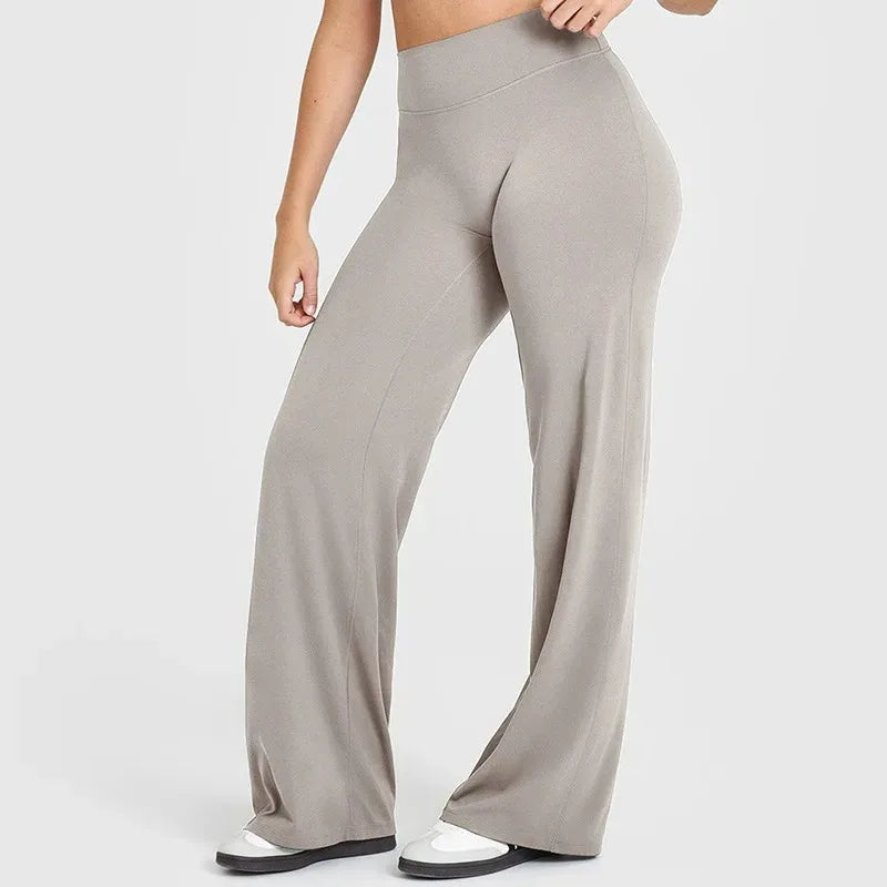STOUREG Women's Straight-Leg Yoga Pants