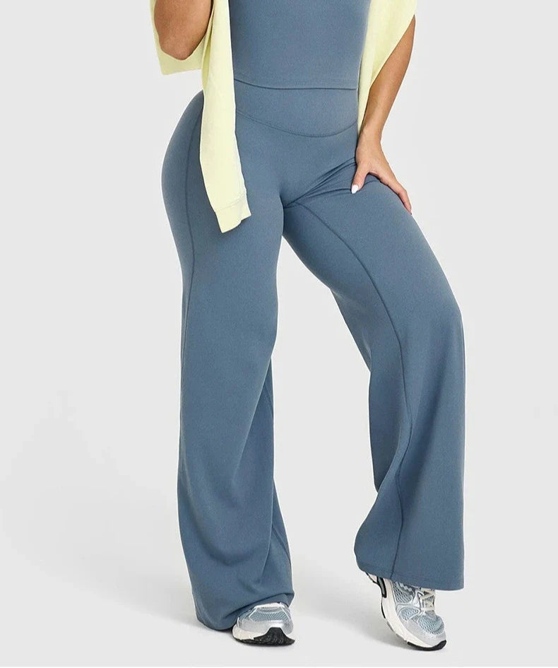 STOUREG Women's Straight-Leg Yoga Pants