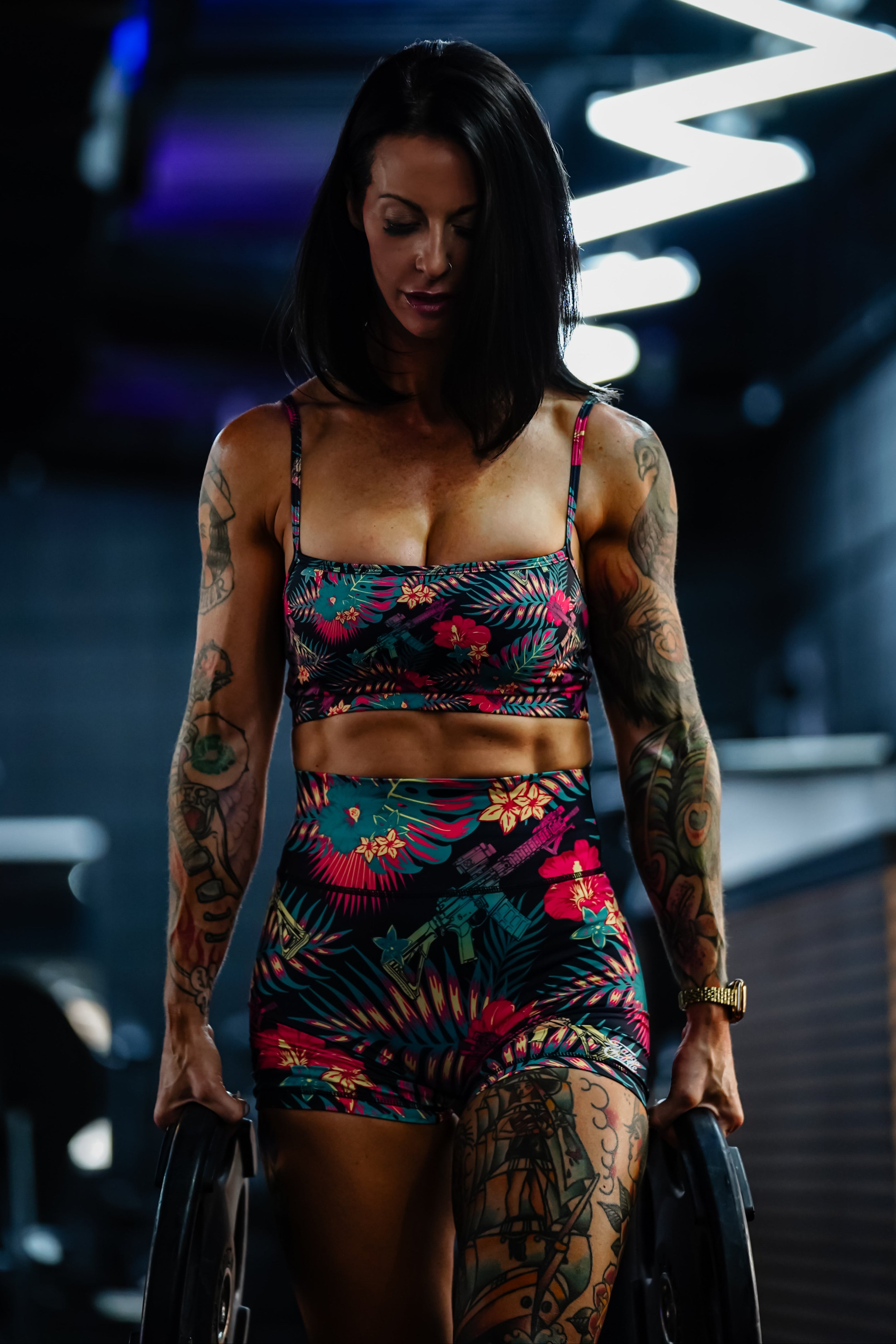 Women's Tropical Assassin Compression Shorts