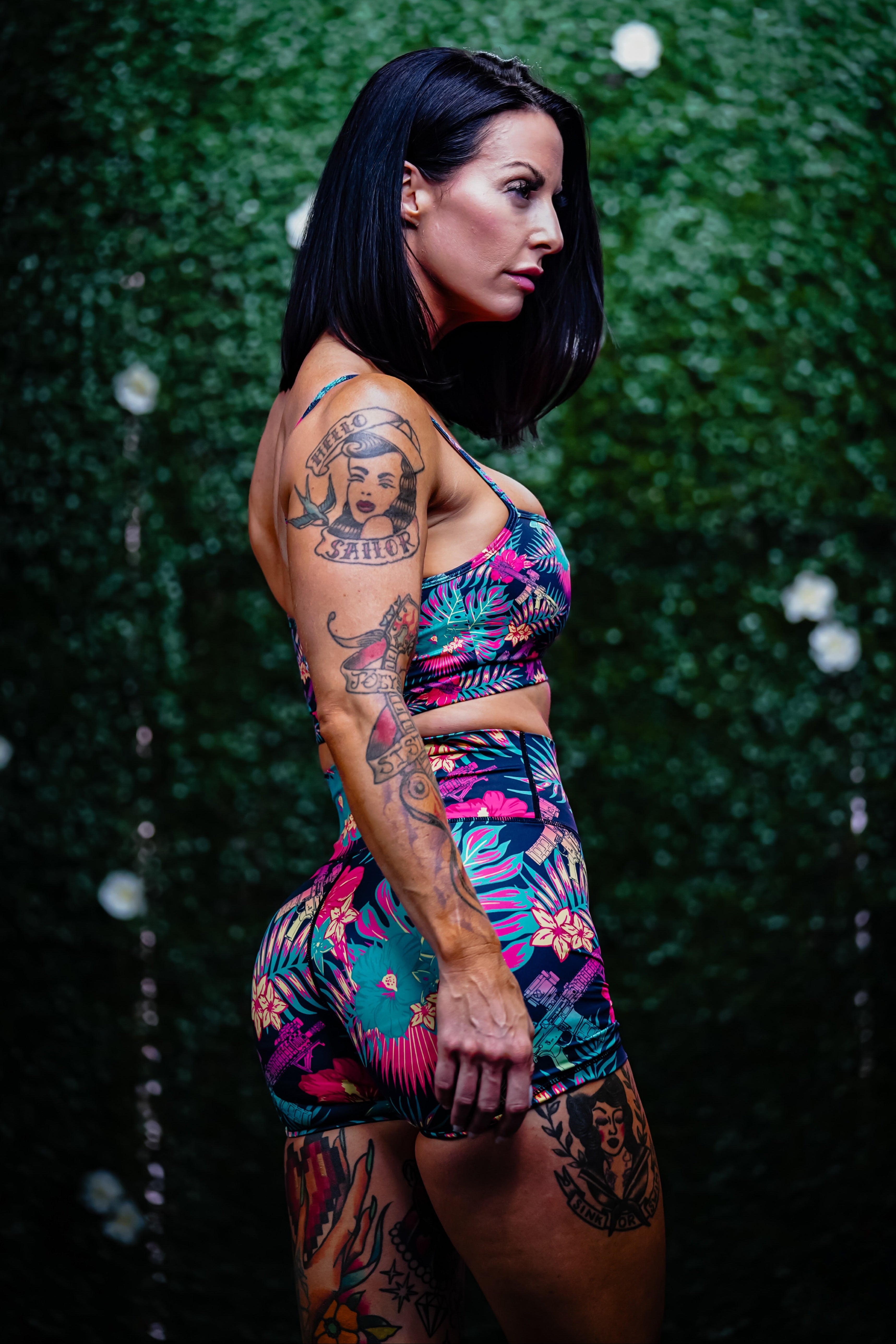 Women's Tropical Assassin Compression Shorts