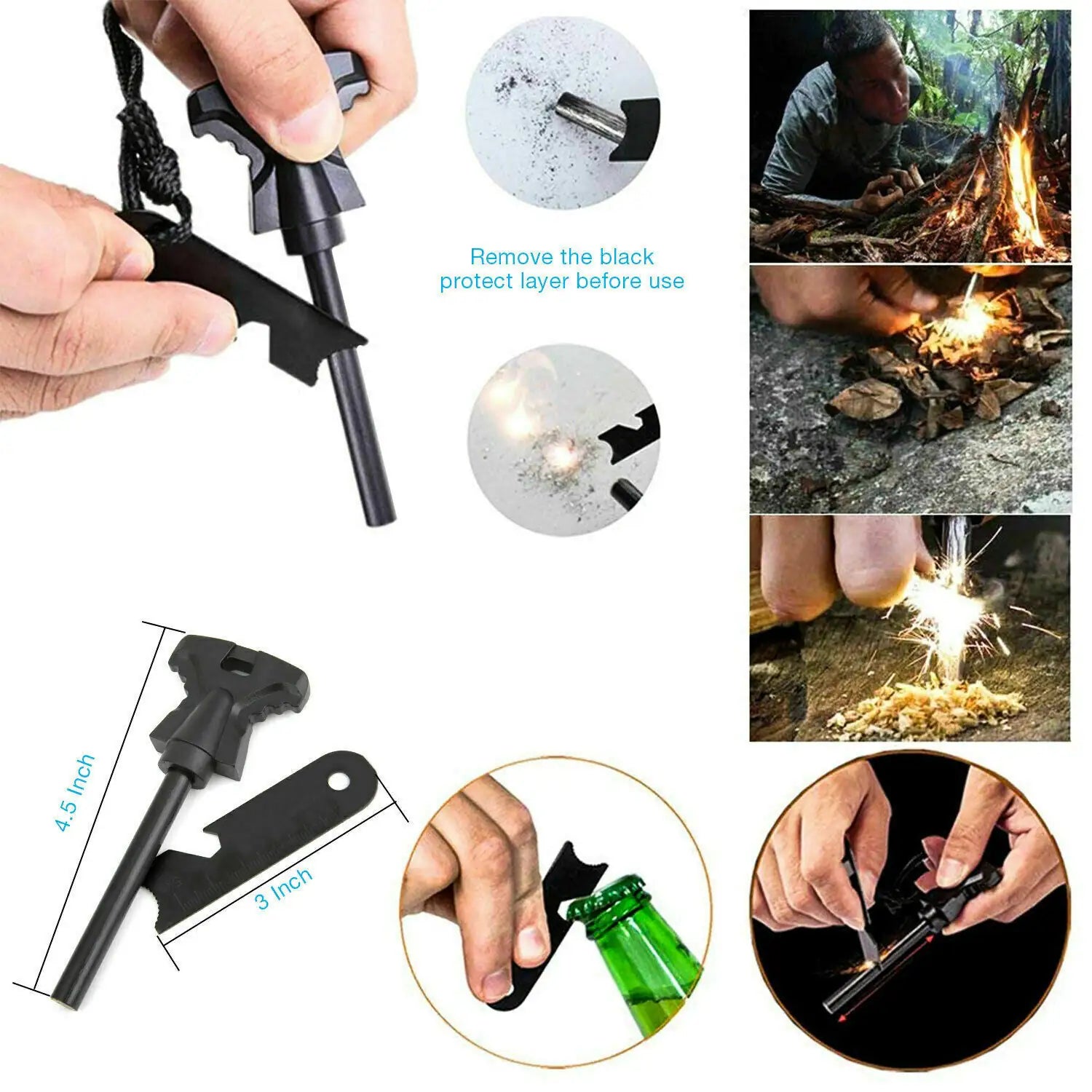 14-in-1 Outdoor Survival Kit