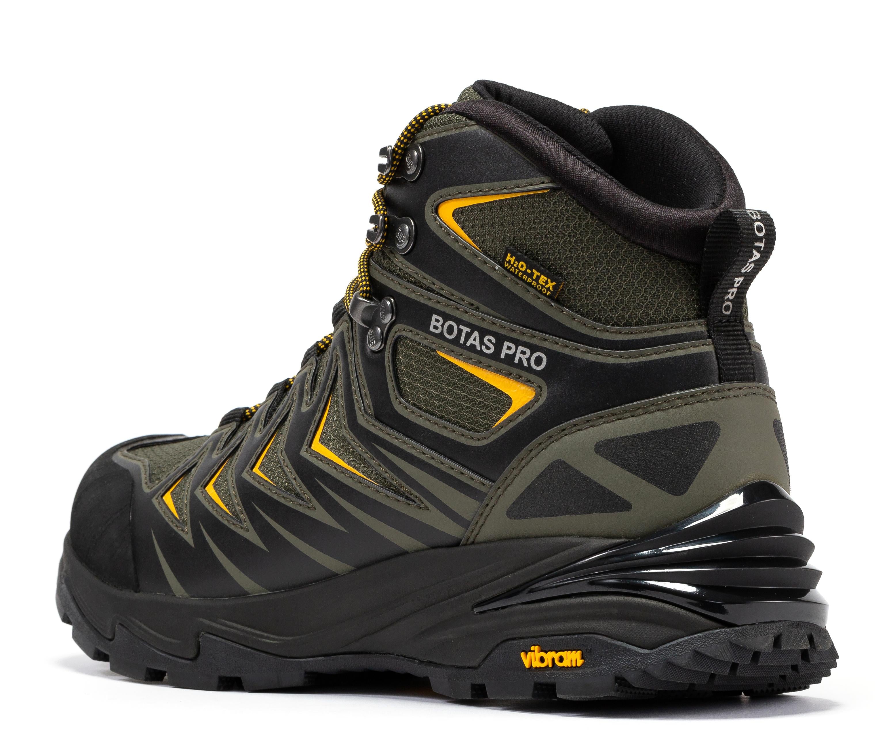Botas Pro Metallic 6-Inch Waterproof Hiking Boots, Green