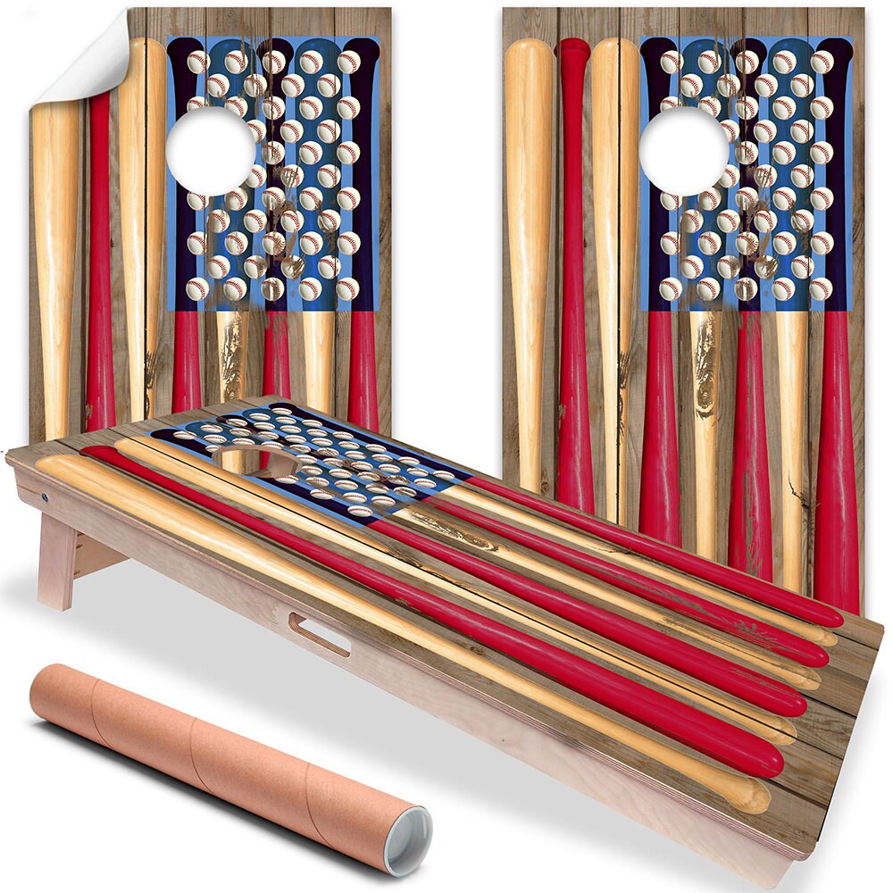 USA Baseball Cornhole Wraps – Set of 2
