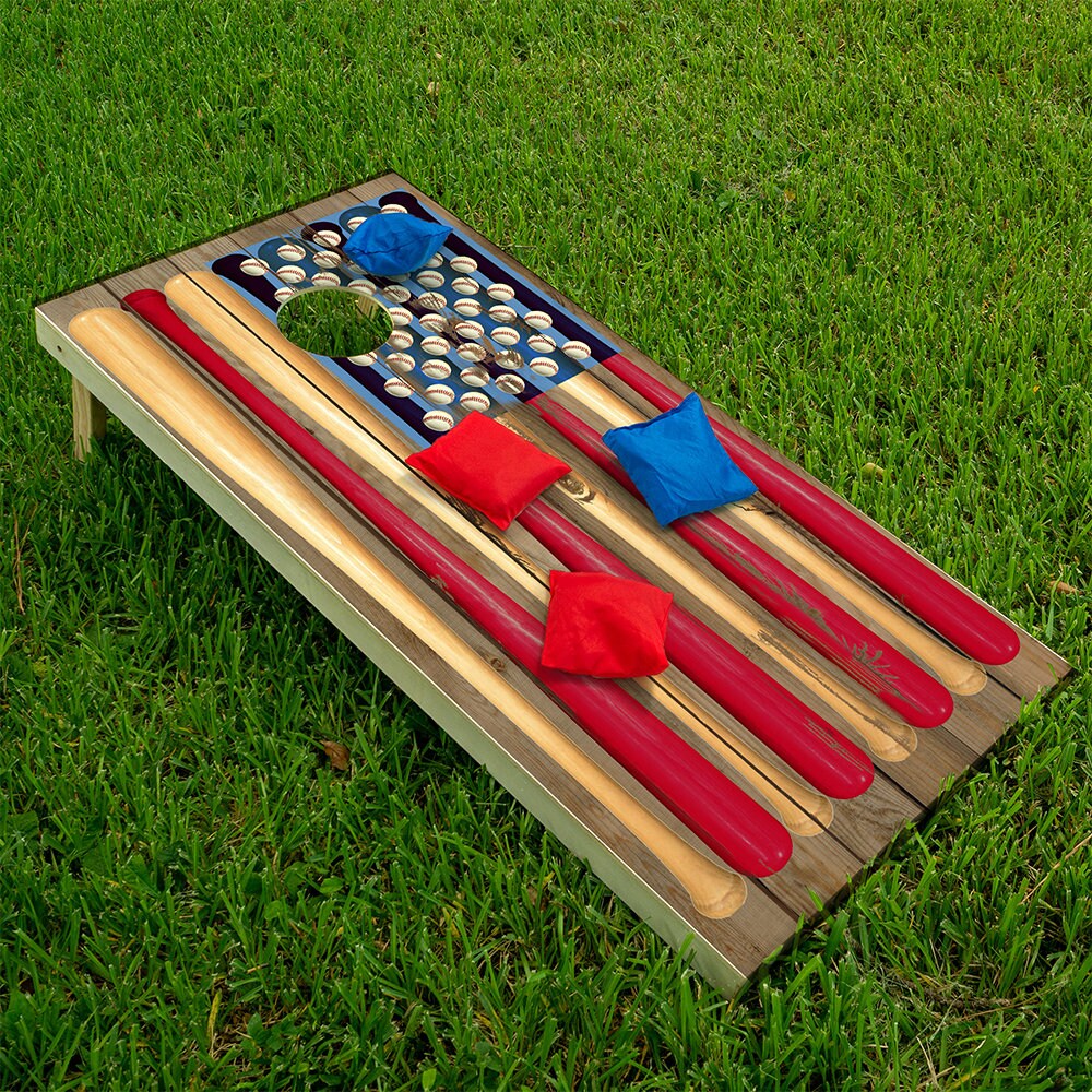 USA Baseball Cornhole Wraps – Set of 2