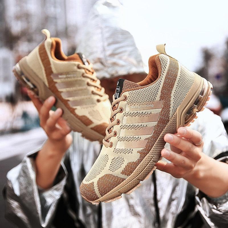 Men's Breathable Cushioned Running Shoes