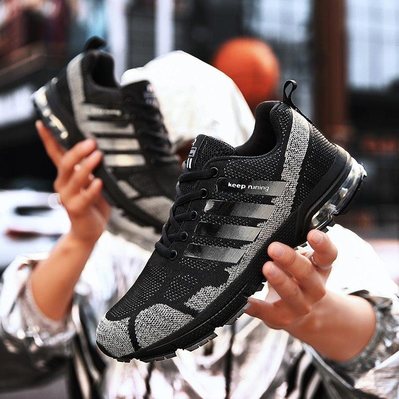 Men's Breathable Cushioned Running Shoes