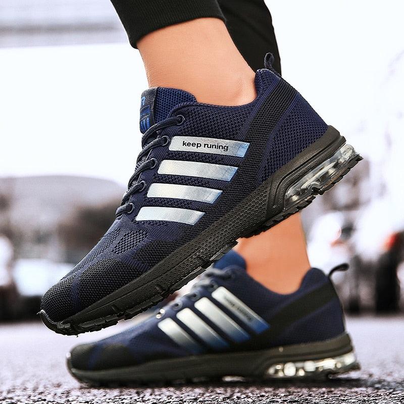Men's Breathable Cushioned Running Shoes