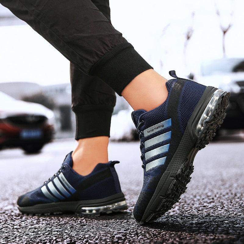 Men's Breathable Cushioned Running Shoes