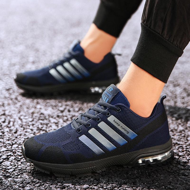 Men's Breathable Cushioned Running Shoes