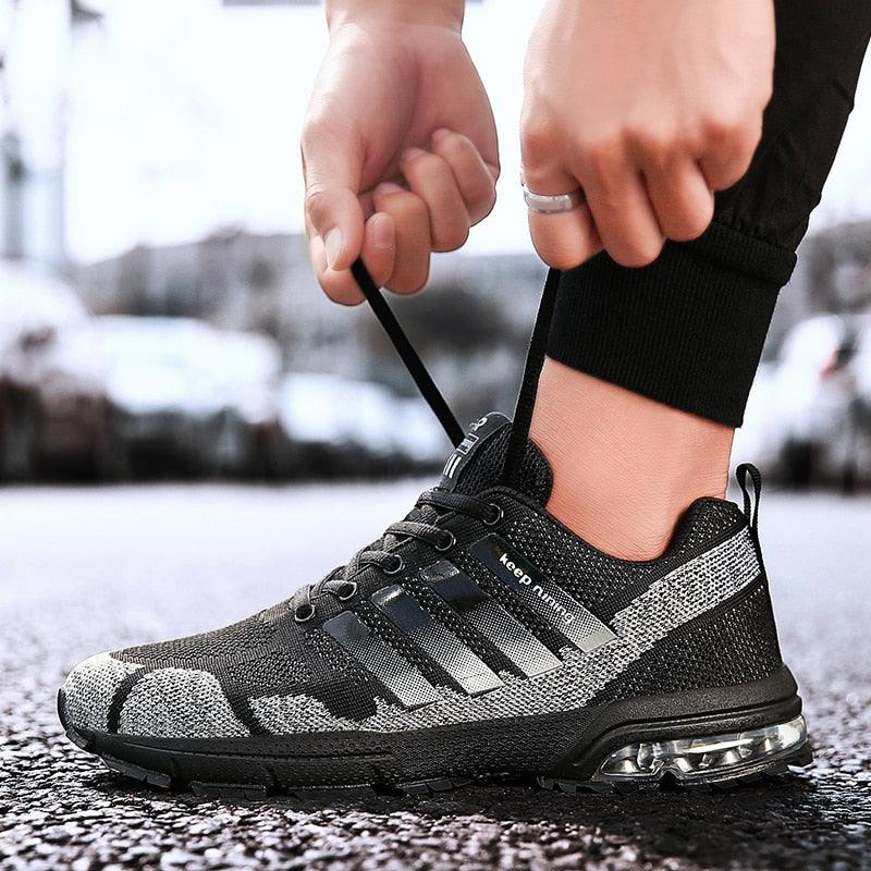 Men's Breathable Cushioned Running Shoes