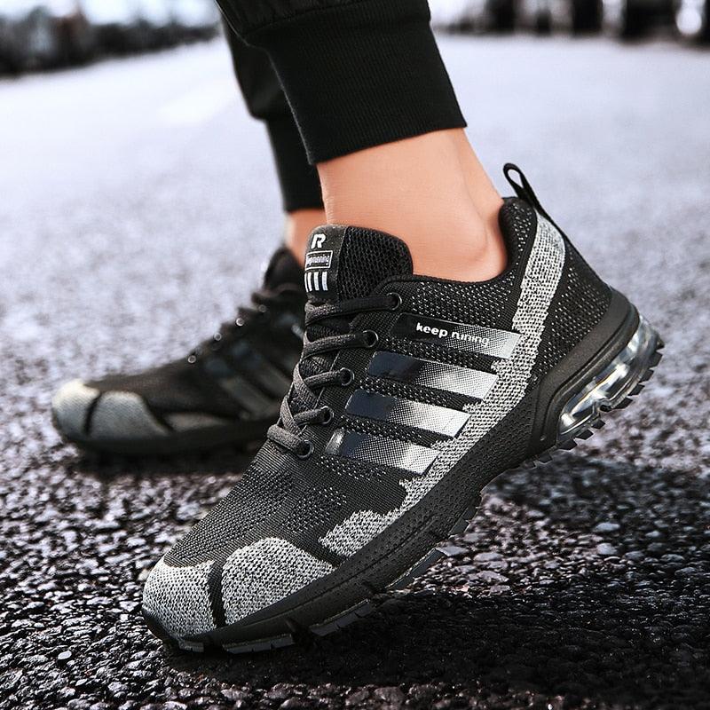 Men's Breathable Cushioned Running Shoes